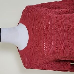 Banana Republic Women's Burnt Orange Spring/Summer Sweater, Dropped Shoulders